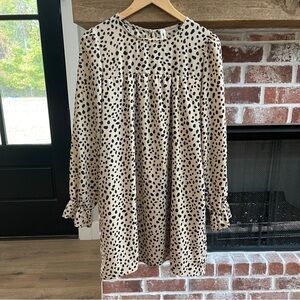 Vanilla Bay Leopard print dress size M